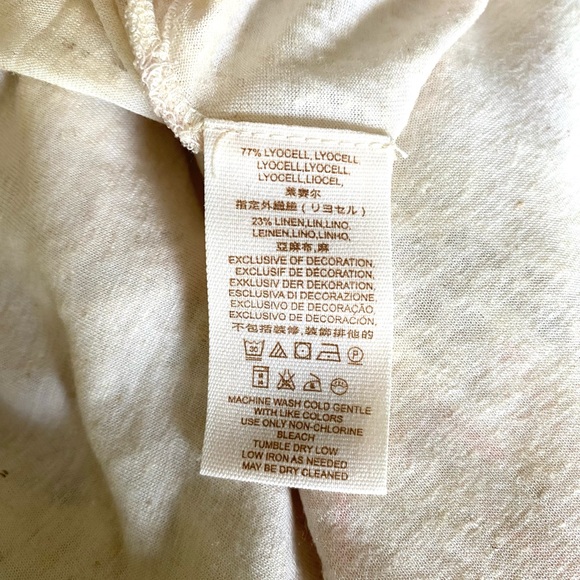 Free People Crochet Shells Scalloped Hem T-shirt - Picture 12 of 13